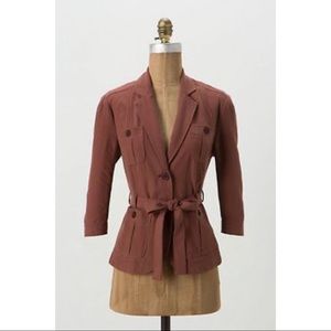 SOLD Anthropologie Jacket Cartonnier Paprika